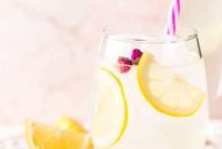Zesty Rose Lemon Quencher
