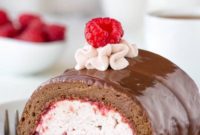 Decadent Chocolate Raspberry Roll