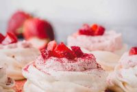 Luscious Strawberry Pavlova Bites