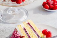 Luscious Raspberry Cream Cake