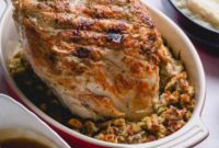 Perfect Instant Pot Turkey Breast with Stuffing and Mashed Potatoes