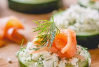 Crisp Cucumber Smoked Salmon Bites