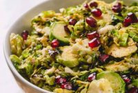 Brussels Sprout Pomegranate Crunch
