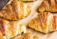 Flaky Homemade Croissants