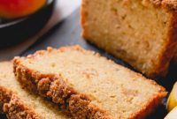 Golden Caramelized Pear Loaf