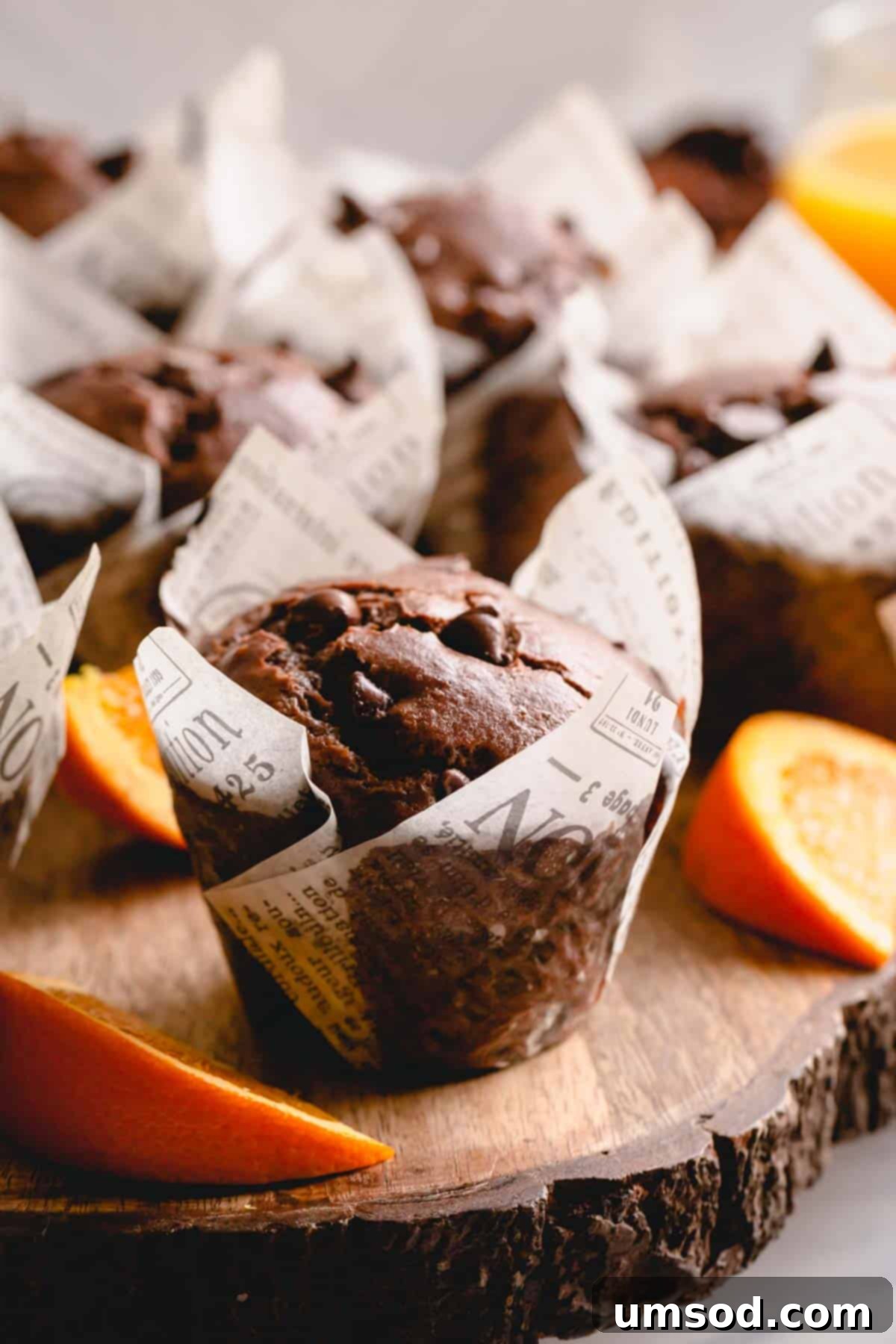 Zesty Orange Chocolate Muffins 1 featured 44811