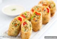Crispy Chicken Avocado Rolls