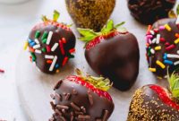 Velvet Cloaked Strawberries