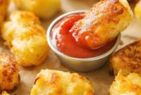 Crispy Golden Homemade Cheesy Tots