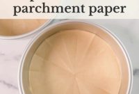 Effortless Parchment Circles for Round Cake Pans