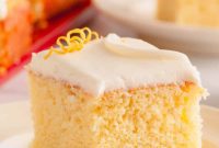 Zesty Lemon Sheet Cake