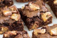 Loaded Snickers Brownies