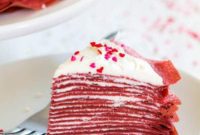 Crimson Velvet Crepe Delight