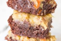 Decadent German Chocolate Brownies