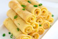 Golden Savory Cheese Crepes