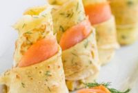 Smoked Salmon Dill Crepes