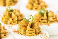 Savory Chicken Liver Pâté Deviled Eggs