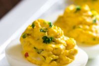 Gourmet Lobster Deviled Eggs