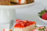 Irresistible Instant Pot Cheesecake with Strawberry Sauce