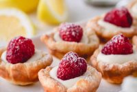 Zesty Raspberry Lemon Mini Tarts