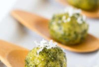 Cheesy Pesto Chicken Meatballs