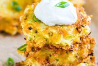 Crispy Cheesy Potato Fritters
