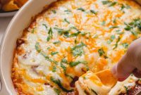 Simple & Scrumptious Cheesy Bean Dip