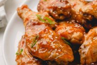 Sticky Teriyaki Chicken Wings