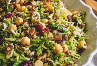 Roasted Brussels Sprout and Warm Quinoa Power Bowl