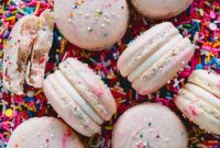 Whimsical Confetti Macarons