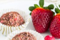 Silky Strawberry Truffles