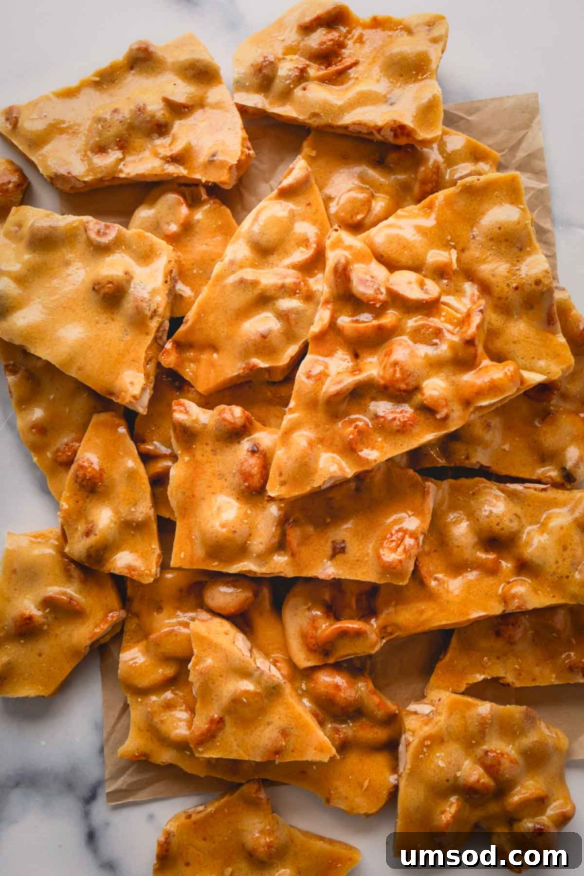 Effortless Microwave Peanut Brittle 1 featured 8758