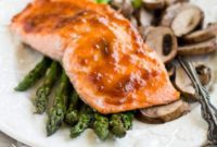 One-Pan Apricot Glazed Salmon