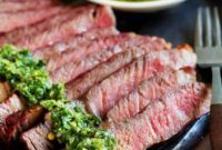 Flawless Ribeye: Grill Perfection with Zesty Chimichurri