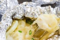 Grilled Garlic-Cheese Potato Bundles