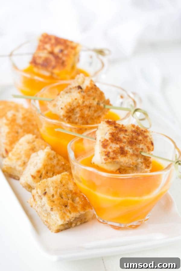 Velvety smooth butternut squash soup made with just 5 ingredients in under 45 minutes, ideal as an elegant make-ahead appetizer.