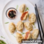 A selection of delicious homemade beef dumplings ready to eat