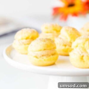 Pumpkin Cream Puffs