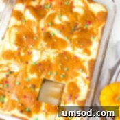 Pumpkin Cheesecake Bake 8 Another enticing shot of the Marbled Pumpkin Cheesecake Cake