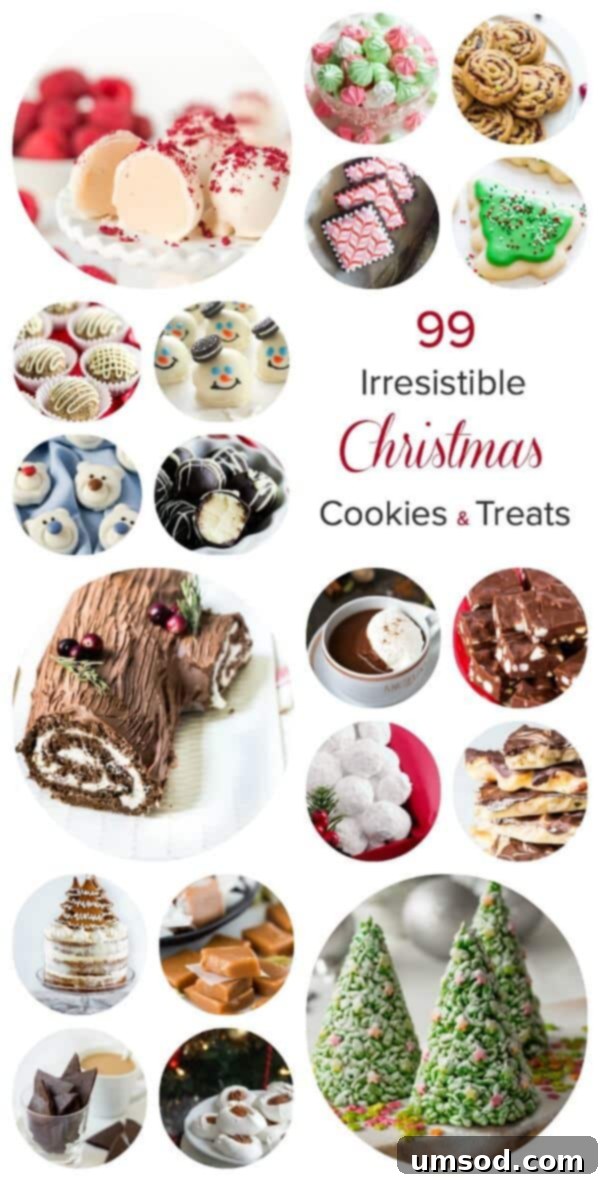 Christmas Baking Recipe Collage