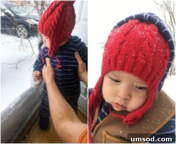 Baby Grant at 10 and 11 Months 4 Grant looking at snow for the first time, with a calm, curious expression on his face.