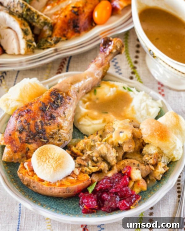Ultimate Thanksgiving Menu with harmonious blend of classics and little twists to give a special flavor to otherwise traditional Thanksgiving food.