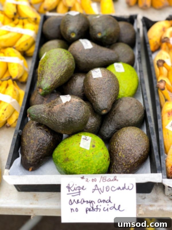 Toddler Friendly Kauai Exploring the Garden Isle 47 Exotic fruits and greens at a vibrant Kauai farmer's market