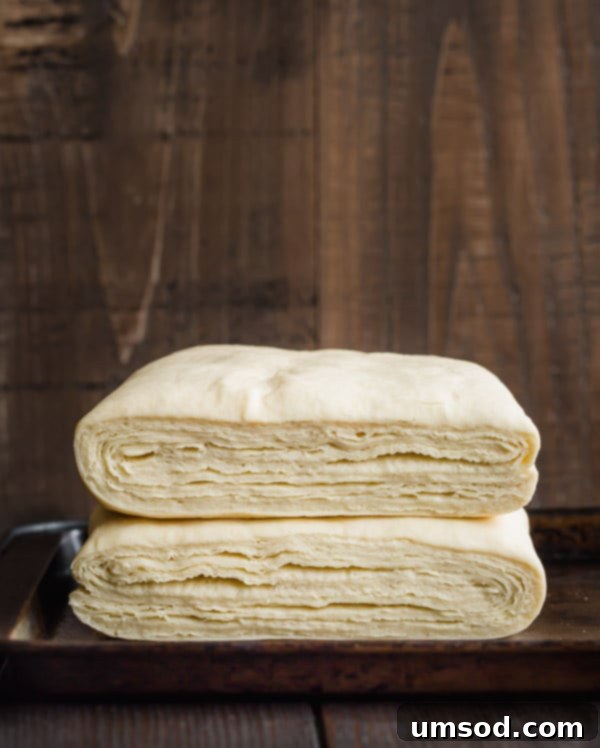 Flaky Chocolate Indulgence 4 Hundreds of layers in beautiful homemade croissant dough from scratch.