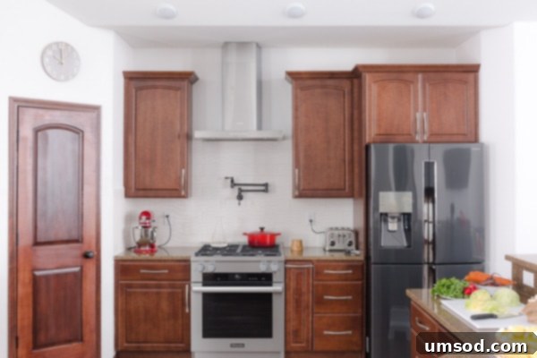 New Beginnings in Our Home 5 Modern kitchen counter with Miele gas range and electric oven