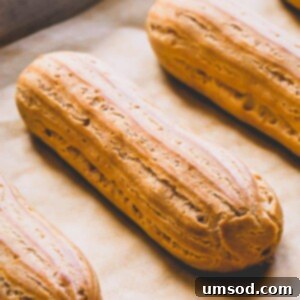 Choux pastry ingredients and a batch of cooked panade in a saucepan.