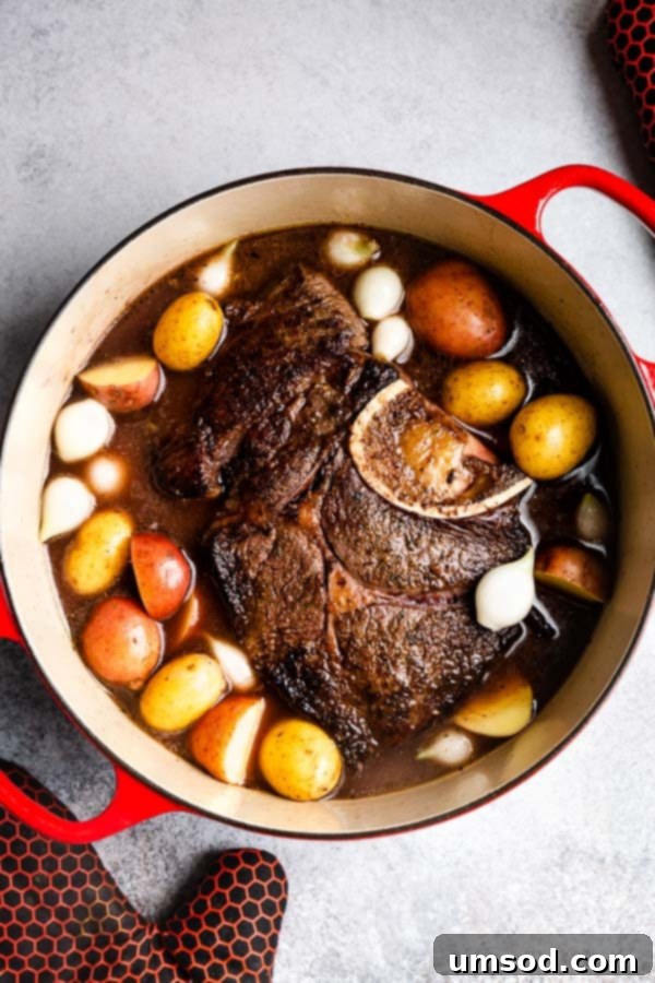 Tender Pot Roast 4 A classic pot roast recipe is perfect for Sunday dinners with enough for leftovers all week long. This recipe is a simple staple for your recipe box! #potroast #beef #chuckroast