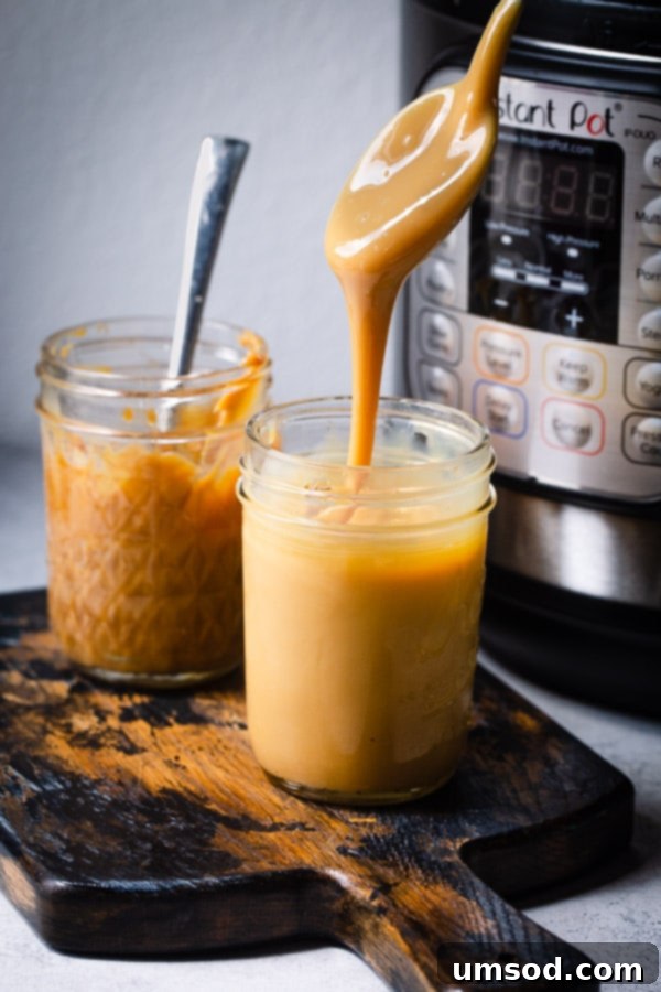 Different jars of dulce de leche