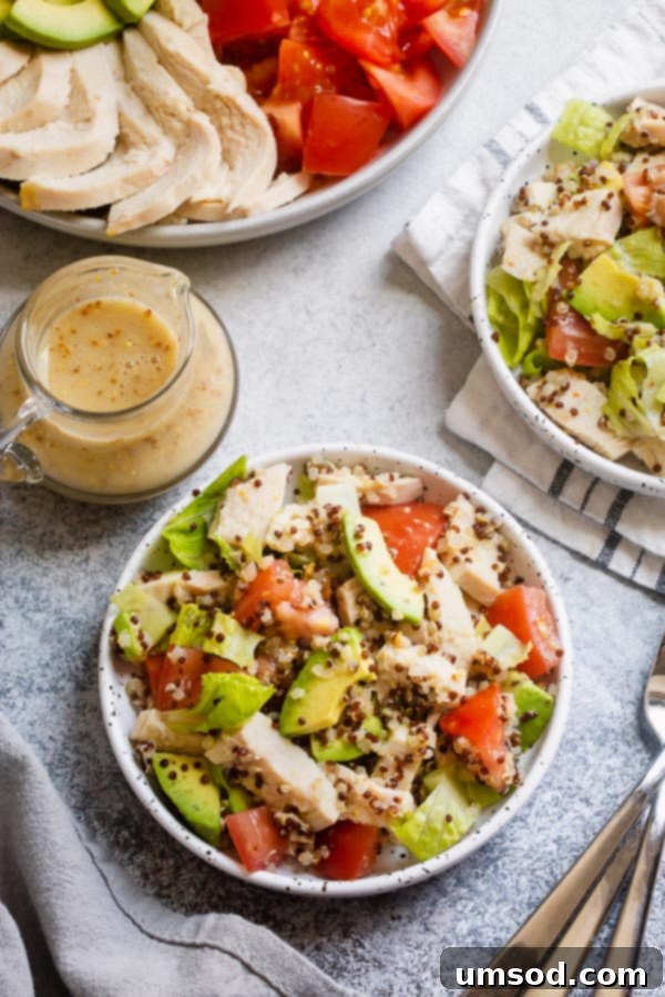 Perfectly cooked quinoa in a saucepan
