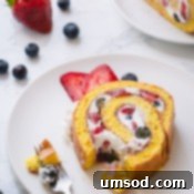 Effortlessly impressive, this simple roll cake is my go-to last minute dessert.